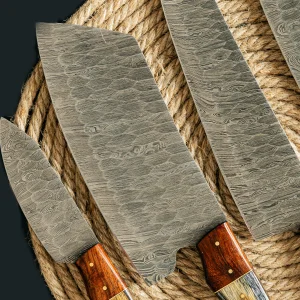 Professional Damascus Steel Chef Knife Set