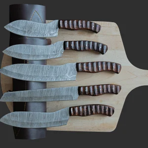 Premium Damascus Chef Knife Set