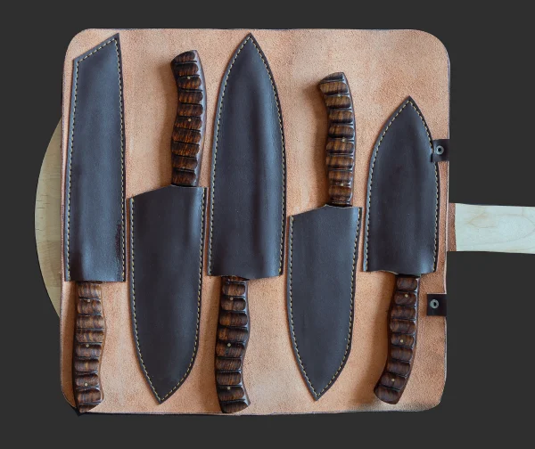 Premium Damascus Chef Knife Set