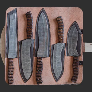Premium Damascus Chef Knife Set