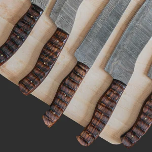 Premium Damascus Chef Knife Set