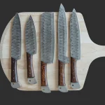 Elite Damascus Kitchen Knife Set
