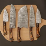 Damascus Steel Kitchen Knife Set