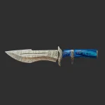 Damascus Steel Hunting Bowie Knife - Shopping Modes