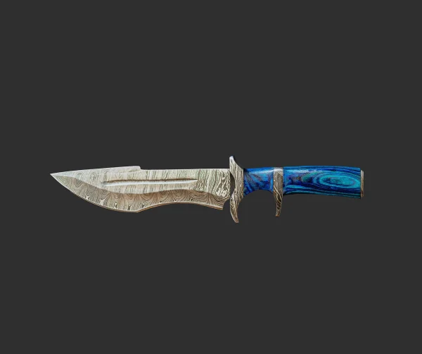 Damascus Steel Hunting Bowie Knife - Shopping Modes Damascus Steel Hunting Bowie Knife - Shopping Modes