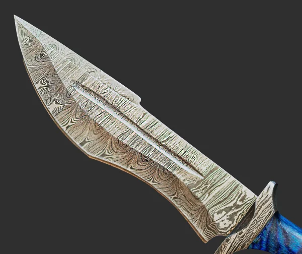 Damascus Steel Hunting Bowie Knife - Shopping Modes