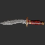 Damascus Steel Hunting Bowie Knife - Shopping Modes