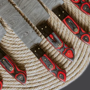 Damascus Steel Chef Knife Set