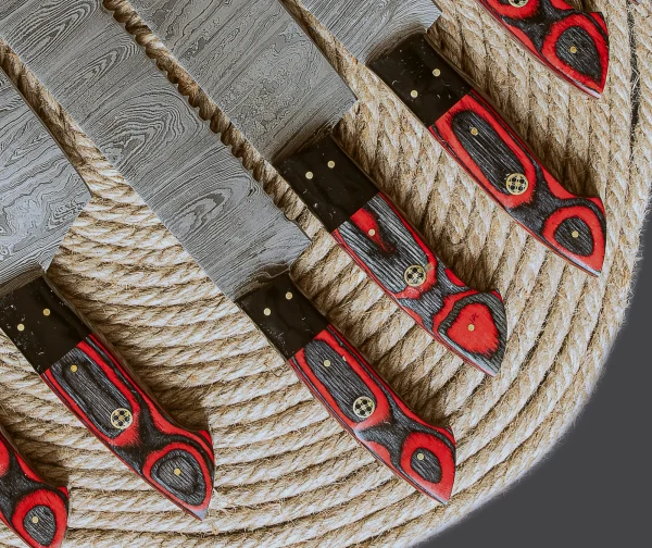 Damascus Steel Chef Knife Set