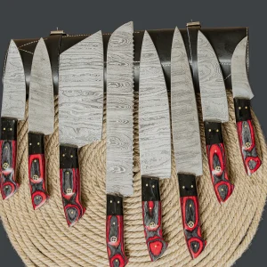 Damascus Steel Chef Knife Set