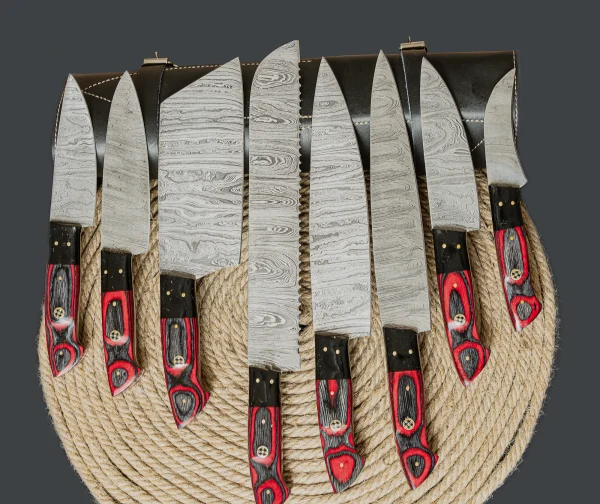 Damascus Steel Chef Knife Set