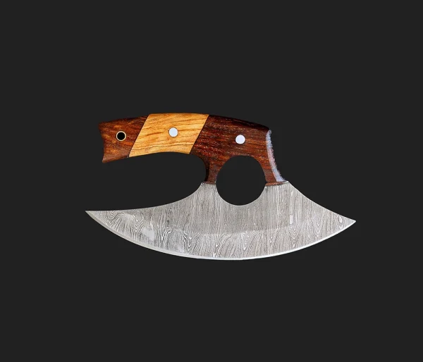 Rocker-Style Damascus Pizza Cutter Rocker-Style Damascus Pizza Cutter